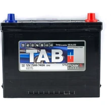 TAB 6СТ-75 АзЕ (TPSJ75-0) Polar S Euro Japan: Ємність, Ач 75