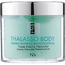Keenwell SPA of Beauty Thalasso Body Anticellulite Global Cream Антицеллюлитный крем тройного действия 270 ml: Назначение Антицеллюлит