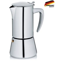 Кофеварка гейзерная KELA Latina 300 мл, 6 чашек (10836): Цвет серебристый