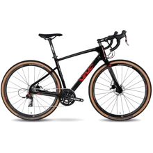 Велосипед VNC 2023' 28" PrimeRacer Team V51C12SH105-2851-BR 20"/51см (2022) black (shiny)/red (shiny): Материал рамы Карбон