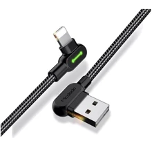 Кабель Mcdodo USB Cable to Lightning 90 Degree Data 1.2m Black: Тип USB Cable - Lightning