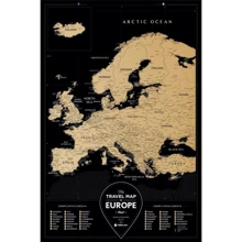 Скретч-карта 1DEA.me Travel map Black Europe ukr (40*60см): Виробник 1DEA.me