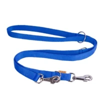 Поводок-перестежка Collar Dog Extremе нейлоновый двойной (ш 20мм, д 100-180см), голубой: Тип Поводок