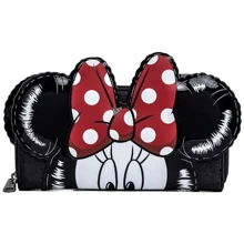 Жіночий гаманець Loungefly LF Disney Mickey Minnie Balloons Cosplay чорний (WDWA1595): Стать жіночий