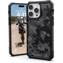 Чехол для iPhone Urban Armor Gear UAG Pathfinder SE MagSafe Midnight Camo (114283114061) for iPhone 15 Pro: Цвет черный