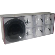 Столовый сервиз Сервиз Luminarc Carine Onyx D3714 (6 пр.) (220 мл): Количество персон 6