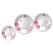 Столовый сервиз Сервиз Luminarc Bianca Red H8000 (18 пр.): Количество персон 6