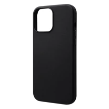 Чехол для iPhone WAVE Premium Leather Edition Case with MagSafe Black for iPhone 13 Pro Max: Цвет черный