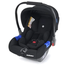 Автокресло El Camino ME 1043 Newborn+ Royal Black: Группа 0+ (до 13 кг), автокресло-переноска