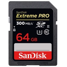 Карта памяти SanDisk 64GB SDXC Class 10 UHS-II U3 4K Extreme Pro (SDSDXPK-064G-GN4IN): Тип карты SDXC