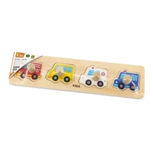 Деревянная рамка-вкладыш Viga Toys Спецмашины (44535): Возраст от 1 года