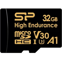Карта памяти Silicon Power 32GB microSDHC Class 10 UHS-I U3 A1 V30 Gold Endurance + adapter (SP032GBSTHDV3V1HSP): Тип карты MicroSDHC