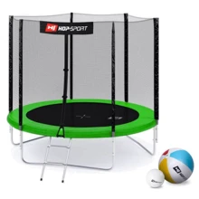 Батут Hop-Sport 8ft green зелений із зовнішньою мережею 244 см: Виробник Hop-Sport