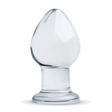 Стеклянная анальная пробка Gildo Glass Buttplug No. 26: Для кого Унисекс