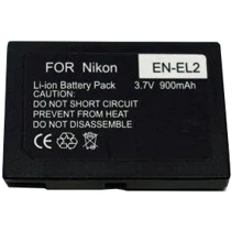 Аккумулятор ExtraDigital Nikon EN-EL2: Совместимость Nikon Coolpix 2500/Coolpix 3500/Coolpix SQ