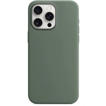 Чехол для iPhone Monblan Silicone Case MagSafe Cypress for iPhone 15 Pro Max: Цвет зеленый