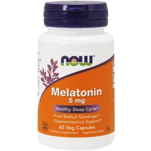 NOW Foods MELATONIN 5 mg VCAPS 60 VCAPS Мелатонин: Форма выпуска Капсулы