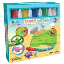 Пластилин Kids Dough Dino World 5 цветов, акссес. (11695): Производитель Noname
