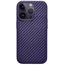 Чехол для iPhone K-DOO Mag Noble Collection Carbon Purple for iPhone 14: Цвет фиолетовый