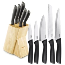 Набор кухонных ножей Tefal Comfort 6 пр. (K221SA14): Наименование Набор ножей с подставкой