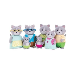 Набор фигурок Li'l Woodzeez Большая Семья Котиков 7 единиц (WZ6530Z): Тип Набор игровых фигурок
