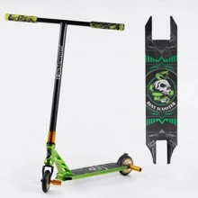 Самокат трюковый Best Scooter зеленый (85784): Количество колес 2
