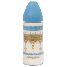 Пляшка Suavinex Couture, 270 мл, блакитний (304151): Матеріал пластик