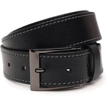 Чоловічий ремінь Borsa Leather чорний (V1115FX10-black): Стать Мужской