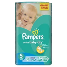 PAMPERS Active Baby-Dry Junior Giant 64 (11-18 кг): undefined undefined
