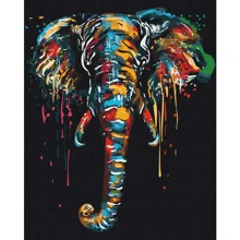 Картина по номерам Brushme Слон в красках 40x50 см (BS51377): Производитель Brushme