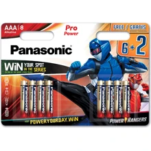 Panasonic AAA LR03 Pro Power 8шт Power Rangers (LR03XEG/8B2FPR): undefined undefined