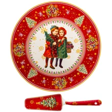 Страва для торта з лопаткою Lefard Vintage 27 см (924-813): Виробник Lefard