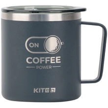Термокухоль Kite Coffee ON 400 мл графіт (k22-379-01-2): Тип Термокружка
