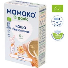 Каша безмолочная Мамако Organic 5 злаков 200 г (1105566): Тип Каши молочные