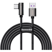 Кабель Baseus USB Cable to USB-C Legend Elbow 66W 2m Black (CATCS-C01): Тип USB Cable - USB-C