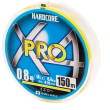 Duel Hardcore X4 PRO 150m 0.15mm 6.4kg #0.8: Тип Шнур