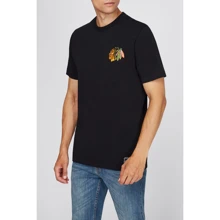 Футболка 47 Brand Chicago Blackhawks LC EMB 47 (544471-FS) S чорна з принтом: Вид Футболки