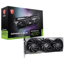 Видеокарта MSI Geforce RTX 4070 Ti GAMING X SLIM 12G: Объем памяти, Гб 12