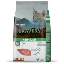 Сухий корм Bravery Chicken Cat Kitten для кошенят вагітних та годуючих кішок з куркою та печінкою BRAVERY 600 г (7739 BR KIT_600 GR): Тип Сухой корм