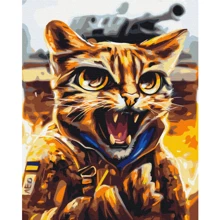 Картина по номерам Brushme Котик Леопард ©Марианна Пащук 40х50 см (BS53464): Производитель Brushme