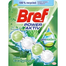 Туалетный блок Bref Мята и Эвкалипт Твердый 50 г: Назначение Для туалета