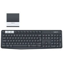 Клавіатура Logitech K375s Multi-Device Graphite RU (920-008184): Підключення бездротове