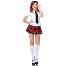 Костюм школьницы Leg Avenue Private School Sweetie L: Для кого Для женщин