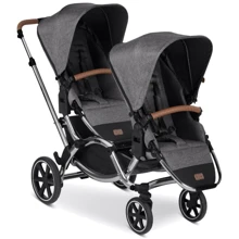Универсальная коляска для двойни 2 в 1 ABC Design Zoom Diamond Edition Asphalt: Тип коляски Коляска для двойни