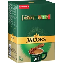 Напиток кофейный растворимый Jacobs Hazelnut 3в1 24х15 г (8714599104408): Вид напитка Напиток кофейный растворимый