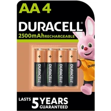 Duracell AA HR6 2500mAh * 4 (5000394057203 / 5007308): Емкость 2500 мАч