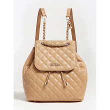 Жіночий рюкзак Guess Illy Backpack темно-бежевий (HWVG7970320-BEI): Стать жіночий