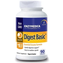 Enzymedica, Digest Basic, Essential Enzyme Formula, 90 Capsules (ENZ-29010): Тип Пищеварительные ферменты