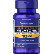 Puritan's Pride Melatonin 10 mg Мелатонин 30 капсул: Форма выпуска Капсулы