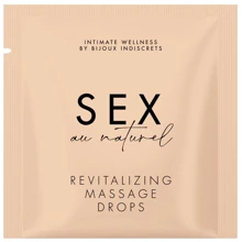 Пробник Bijoux Indiscrets Sachette Revitalizing Intimate Massage Drops- Sex Au Naturel (2 мл): Форма выпуска Капли